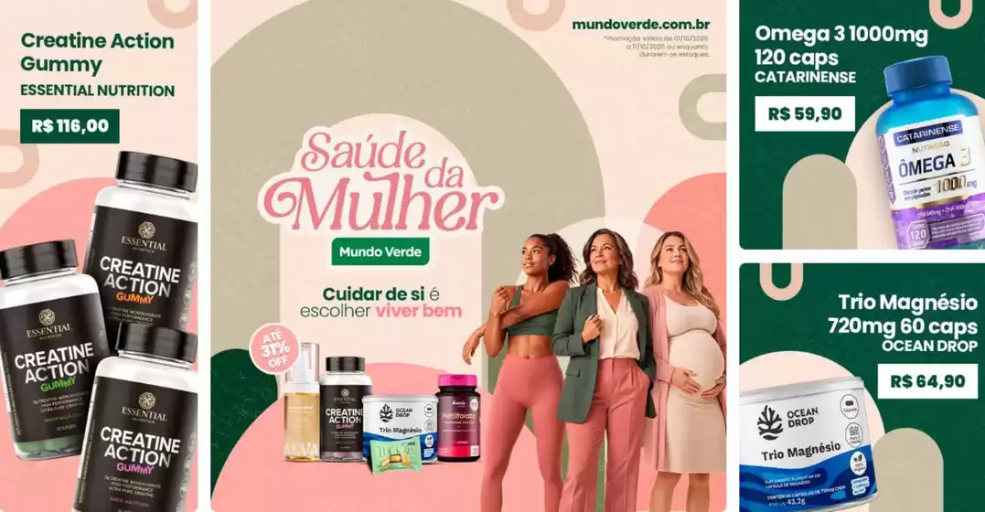 Catálogo Mundo Verde | SAude da Mukher -Mundo Verde  | 2026-10-05T00:00:00.000Z - 2026-10-29T00:00:00.000Z