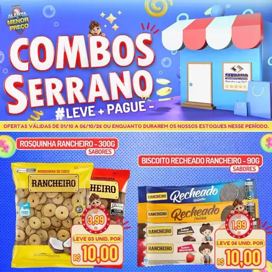 Catálogo Serrano Supermercado | Encarte Serrano Supermercado | 2026-10-01T00:00:00.000Z - 2026-10-06T00:00:00.000Z