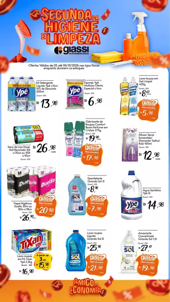 Catálogo Giassi Supermercados | Encarte Giassi Supermercados | 2026-10-05T00:00:00.000Z - 2026-10-06T00:00:00.000Z