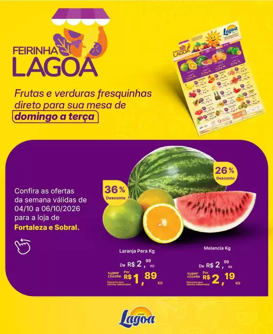 Catálogo Super Lagoa | Pechinchas e ofertas atuais | 2026-10-04T00:00:00.000Z - 2026-10-06T00:00:00.000Z