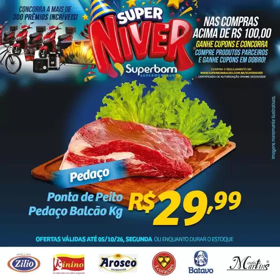 Catálogo Superbom Supermercados | Ofertas exclusivas e pechinchas | 2026-10-05T00:00:00.000Z - 2026-10-05T00:00:00.000Z