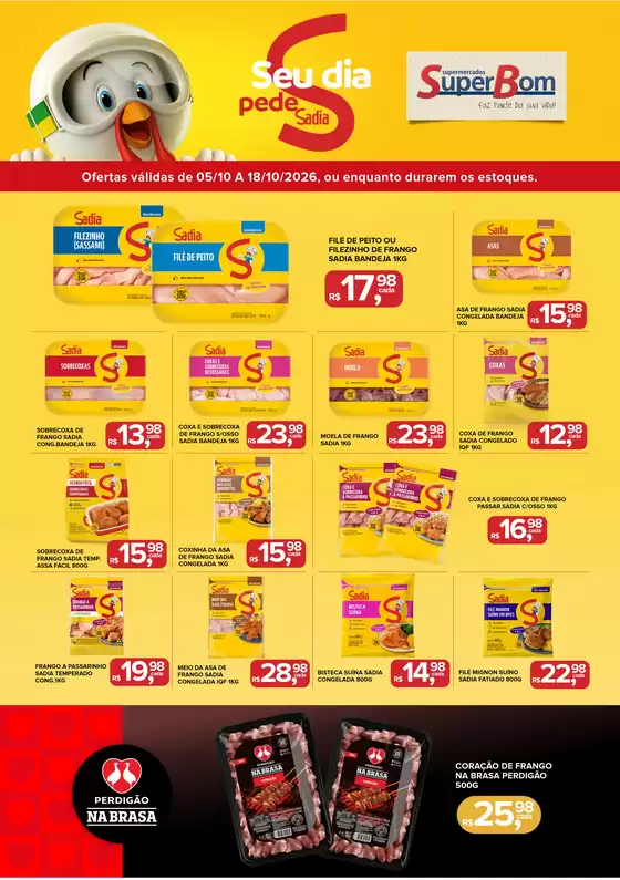 Catálogo Super Bom | ENCARTE SADIA E PERDIGÃO NA BRASA -05 A 18102026 | 2026-10-05T00:00:00.000Z - 2026-10-18T00:00:00.000Z