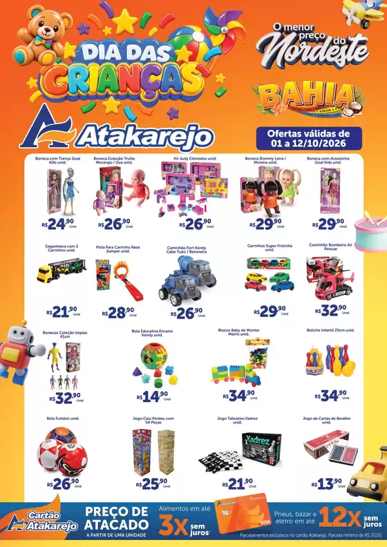 Catálogo Atakarejo | Encarte Dia das Crianças Bahia | 2026-10-05T00:00:00.000Z - 2026-10-12T00:00:00.000Z