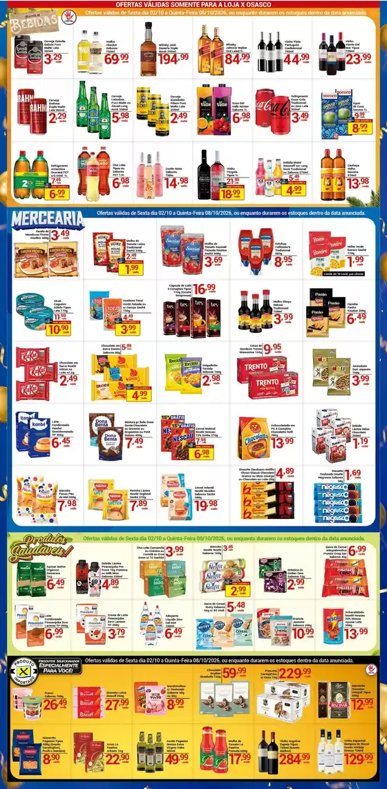 Catálogo X Supermercados | Nossas melhores ofertas para você | 2026-10-02T00:00:00.000Z - 2026-10-08T00:00:00.000Z