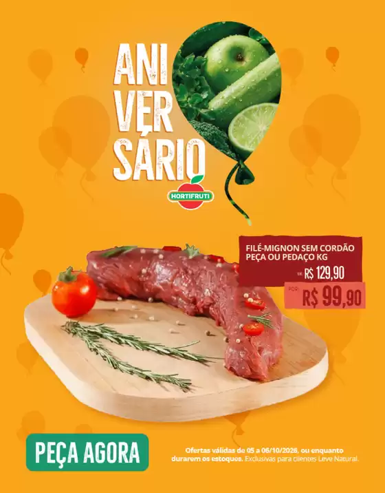 Catálogo Hortifruti | Ofertas exclusivas e pechinchas | 2026-10-05T00:00:00.000Z - 2026-10-06T00:00:00.000Z