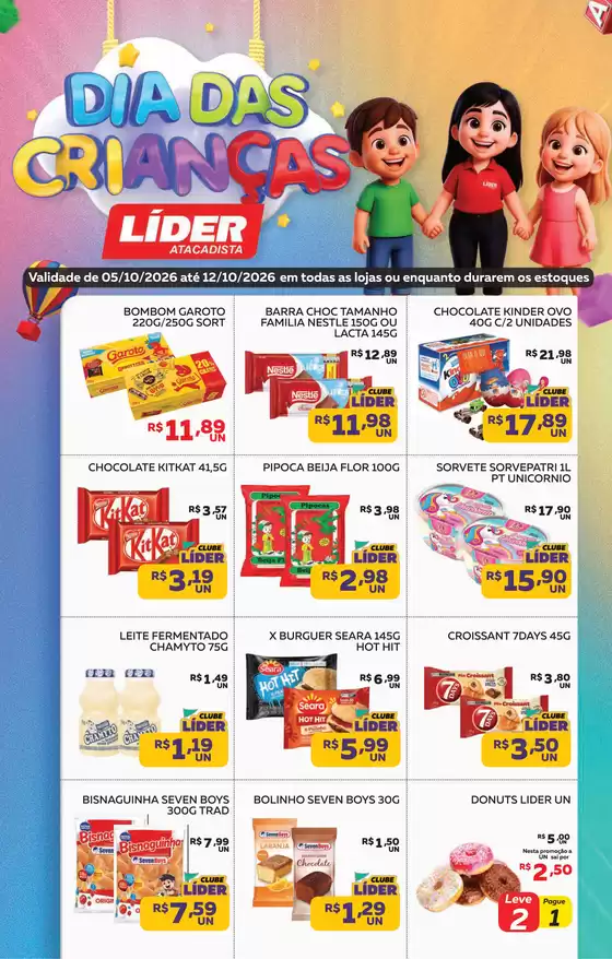 Catálogo Líder Atacadista | Filipeta dia das crianças | 2026-10-05T00:00:00.000Z - 2026-10-12T00:00:00.000Z