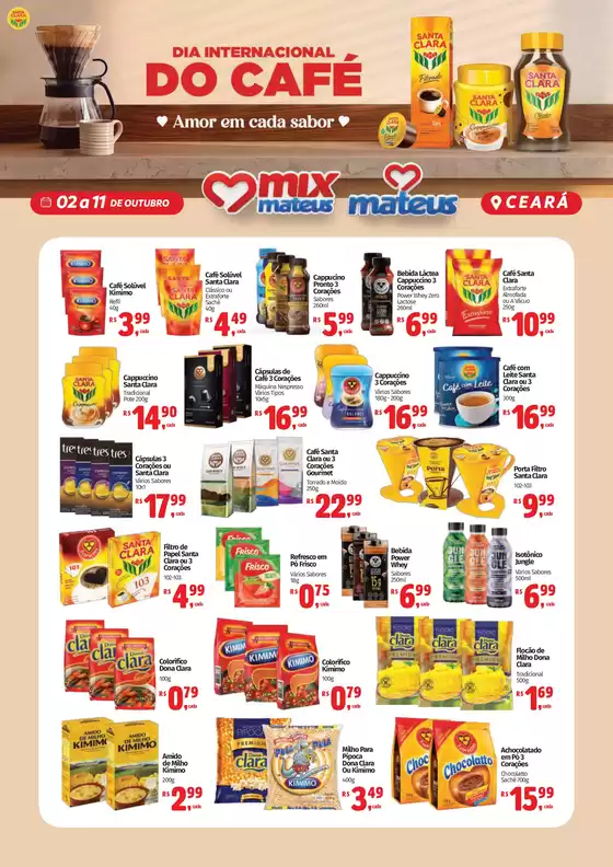 Catálogo Supermercados Mateus | 3 Corações | 2026-10-05T00:00:00.000Z - 2026-10-11T00:00:00.000Z