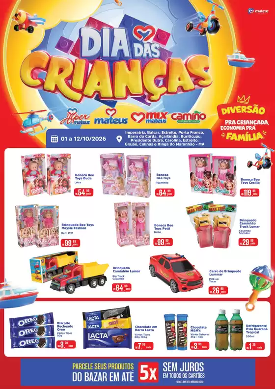 Catálogo Supermercados Mateus | Especial Dia das Crianças | 2026-10-05T00:00:00.000Z - 2026-10-12T00:00:00.000Z