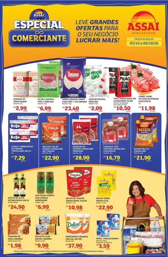 Catálogo Assaí Atacadista em Santa Fé de Goiás | Encarte Assaí Atacadista 173374-653 | 2026-10-05T00:00:00.000Z - 2026-10-06T00:00:00.000Z
