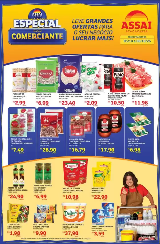 Catálogo Assaí Atacadista em Santa Fé de Goiás | Encarte Assaí Atacadista 173375-651 | 2026-10-05T00:00:00.000Z - 2026-10-06T00:00:00.000Z