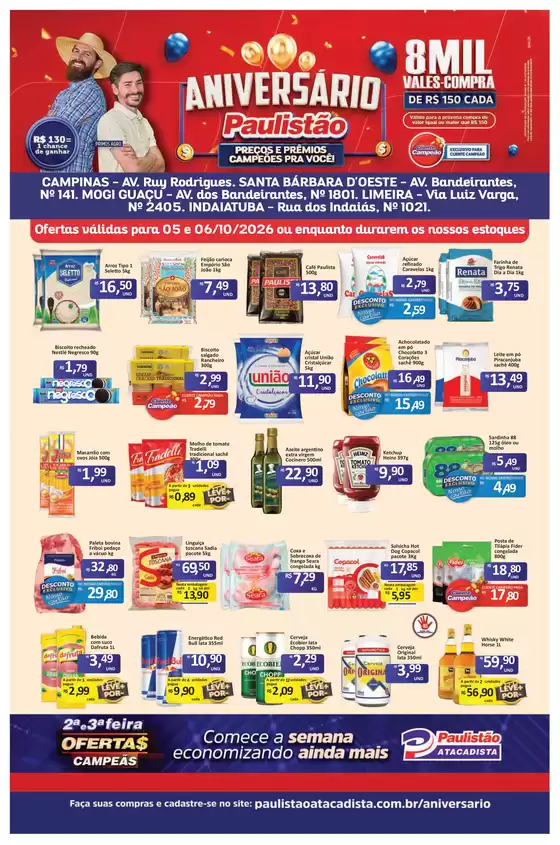 Catálogo Paulistão Atacadista | Nossas melhores ofertas para você | 2026-10-05T00:00:00.000Z - 2026-10-06T00:00:00.000Z