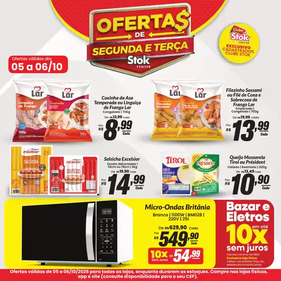 Catálogo Stok Center | 56424 Lamina stok center TV Diaria 05 e 06 de outubro | 2026-10-05T00:00:00.000Z - 2026-10-06T00:00:00.000Z