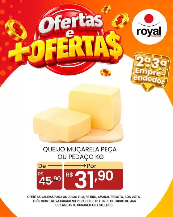 Catálogo Royal Supermercados | Melhores ofertas para compradores econômicos | 2026-10-05T00:00:00.000Z - 2026-10-06T00:00:00.000Z