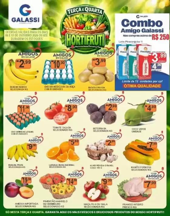 Catálogo Supermercados Galassi em Cajamar | Ofertas | 2026-10-06T00:00:00.000Z - 2026-10-07T00:00:00.000Z