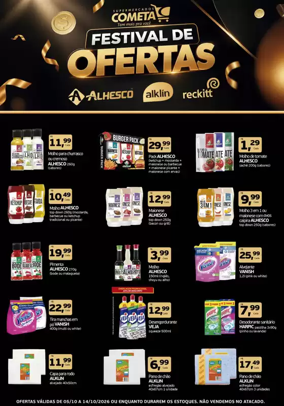 Catálogo Cometa Supermercados | Festival de Ofertas da ALHESCO e EBD | 2026-10-06T00:00:00.000Z - 2026-10-14T00:00:00.000Z
