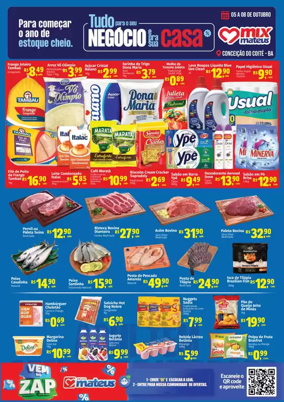 Catálogo Supermercados Mateus | Regular | 2026-10-04T00:00:00.000Z - 2026-10-08T00:00:00.000Z