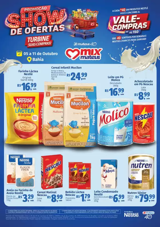 Catálogo Supermercados Mateus | Nestlé | 2026-10-04T00:00:00.000Z - 2026-10-11T00:00:00.000Z