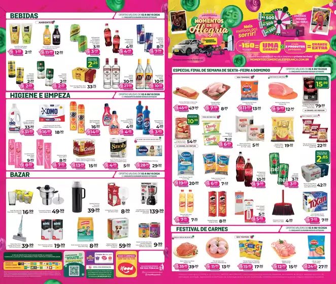 Catálogo Comercial Esperança em Franca | Aniversario 56 Anos tabloide.varejo 02 a 08.10 64x54cm CONSIDERAR | 2026-10-02T00:00:00.000Z - 2026-10-08T00:00:00.000Z