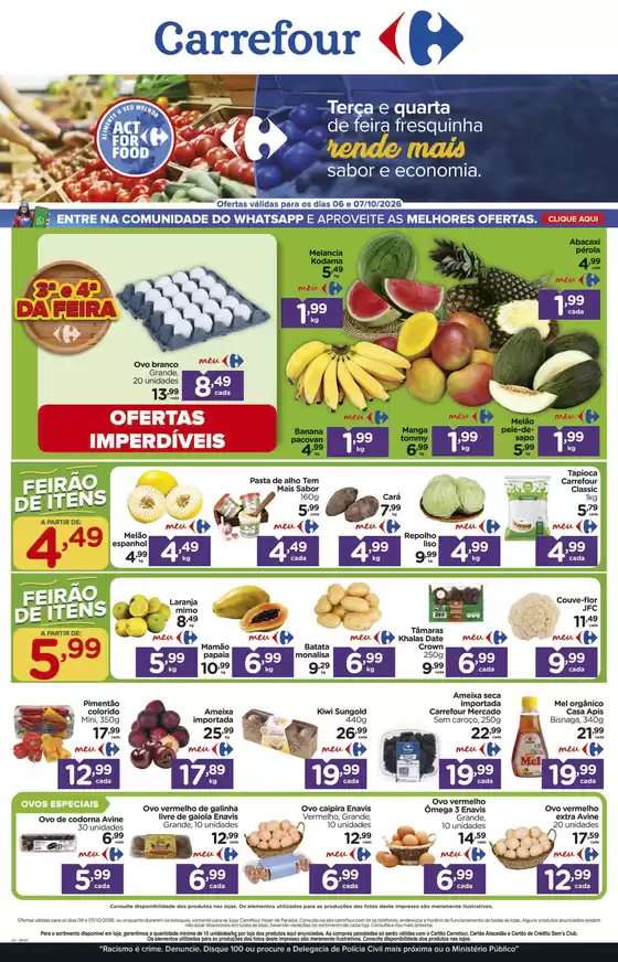 Catálogo Carrefour em São Miguel do Iguaçu | Ofertas e promoções atuais | 2026-10-06T00:00:00.000Z - 2026-10-07T00:00:00.000Z