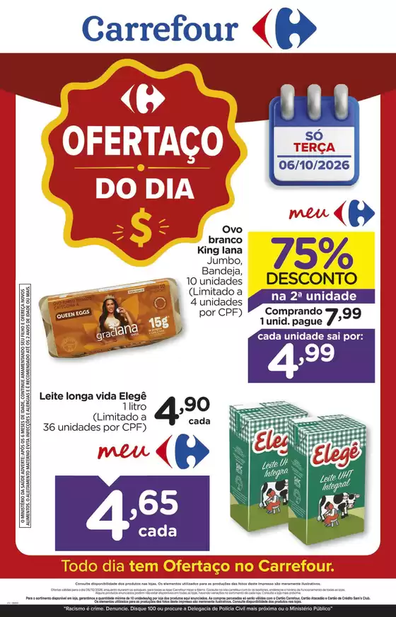 Catálogo Carrefour em São Miguel do Iguaçu | Nossas melhores pechinchas | 2026-10-06T00:00:00.000Z - 2026-10-06T00:00:00.000Z