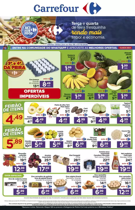 Catálogo Carrefour em São Miguel do Iguaçu | Melhores ofertas para todos os caçadores de pechinchas | 2026-10-06T00:00:00.000Z - 2026-10-07T00:00:00.000Z