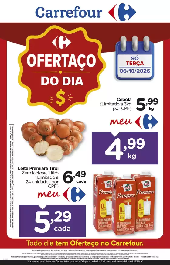 Catálogo Carrefour em São Miguel do Iguaçu | Ótima oferta para caçadores de pechinchas | 2026-10-06T00:00:00.000Z - 2026-10-06T00:00:00.000Z