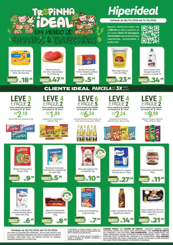 Catálogo Hiperideal Supermercados | Ofertas para caçadores de pechinchas | 2026-10-06T00:00:00.000Z - 2026-10-14T00:00:00.000Z