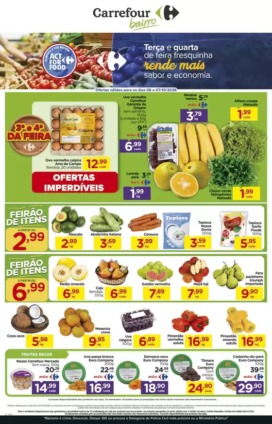 Catálogo Carrefour Bairro | Ofertas e promoções atuais | 2026-10-06T00:00:00.000Z - 2026-10-07T00:00:00.000Z