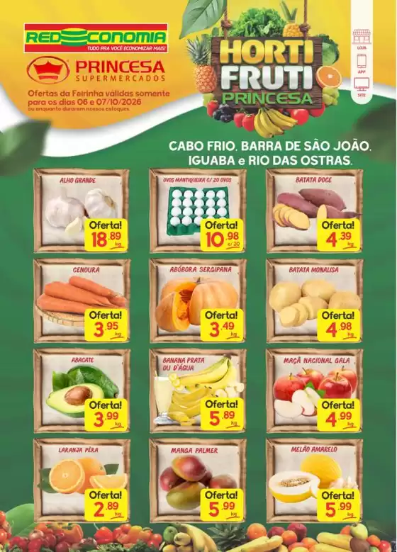 Catálogo Princesa Supermercados | Feirinha Itaborai e Fonseca - 06 e 07-10 | 2026-10-06T00:00:00.000Z - 2026-10-08T00:00:00.000Z