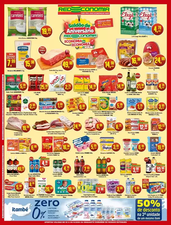 Catálogo Princesa Supermercados | Aniversário Redeconomia - 02 a 06-10 | 2026-10-02T00:00:00.000Z - 2026-10-07T00:00:00.000Z