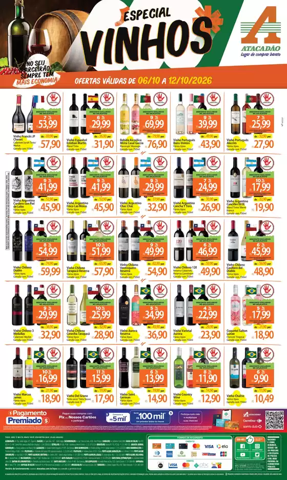 Catálogo Atacadão | Atacadão - Vinhos | 2026-10-06T00:00:00.000Z - 2026-10-12T00:00:00.000Z