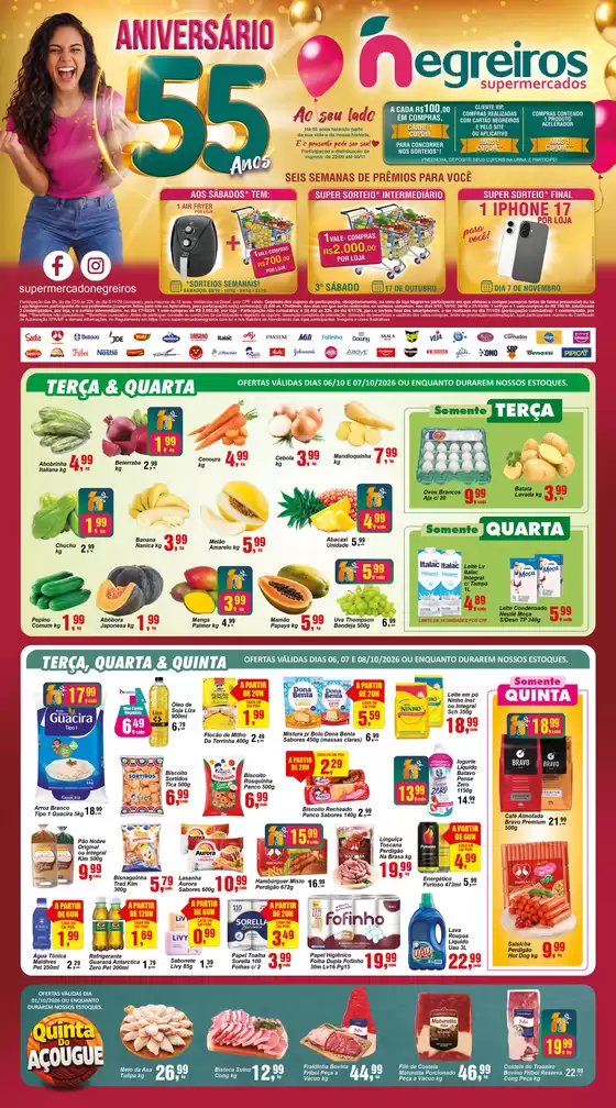 Catálogo Negreiros Supermercados | Encarte Negreiros Supermercados | 2026-10-06T00:00:00.000Z - 2026-10-10T00:00:00.000Z
