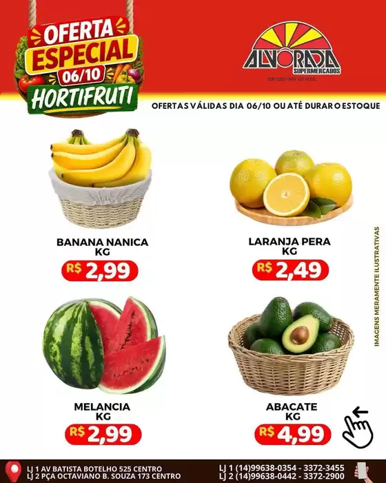 Catálogo Alvorada Supermercados | Melhores ofertas para compradores econômicos | 2026-10-06T00:00:00.000Z - 2026-10-06T00:00:00.000Z