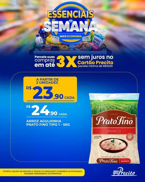 Catálogo Supermercado Precito | Melhores ofertas para compradores econômicos | 2026-10-06T00:00:00.000Z - 2026-10-11T00:00:00.000Z