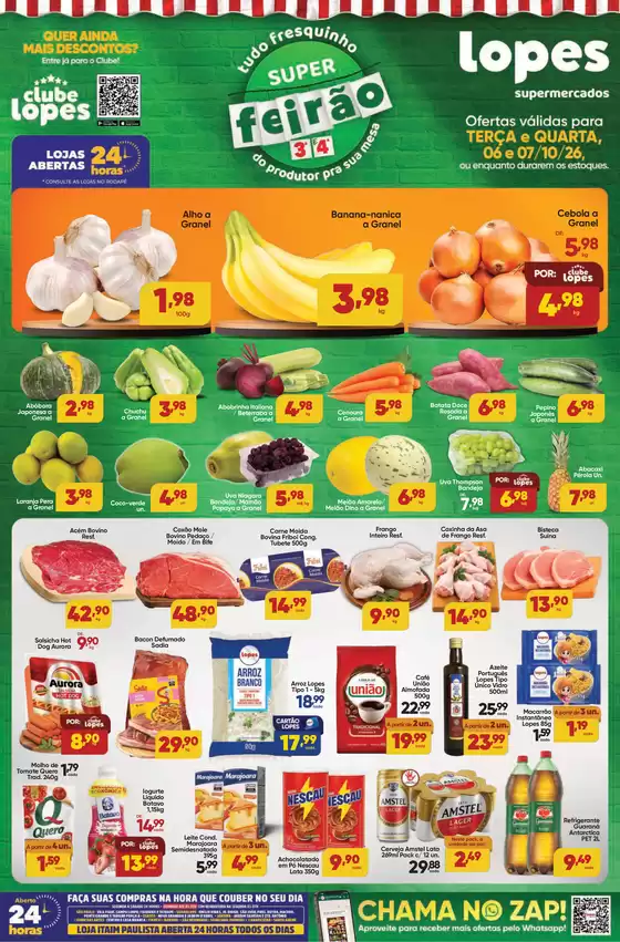Catálogo Lopes Supermercados | SUPER FEIRÃO - TERÇA E QUARTA | 2026-10-06T00:00:00.000Z - 2026-10-07T00:00:00.000Z