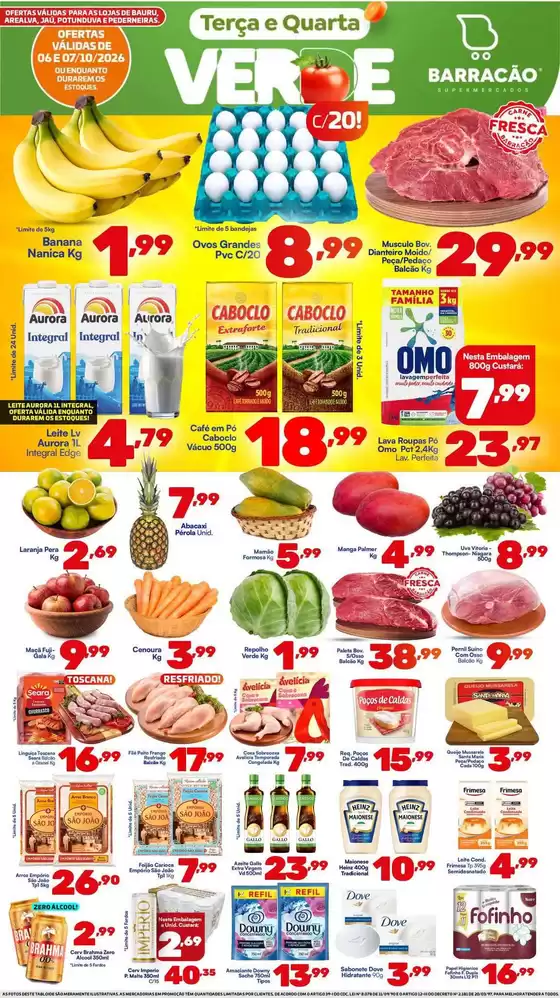 Catálogo Barracão Supermercado | Encarte Barracão Supermercado | 2026-10-06T00:00:00.000Z - 2026-10-07T00:00:00.000Z