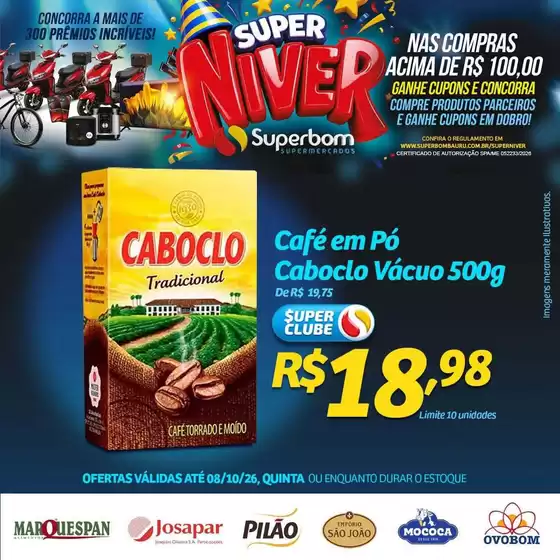 Catálogo Superbom Supermercados | Ofertas exclusivas | 2026-10-06T00:00:00.000Z - 2026-10-08T00:00:00.000Z