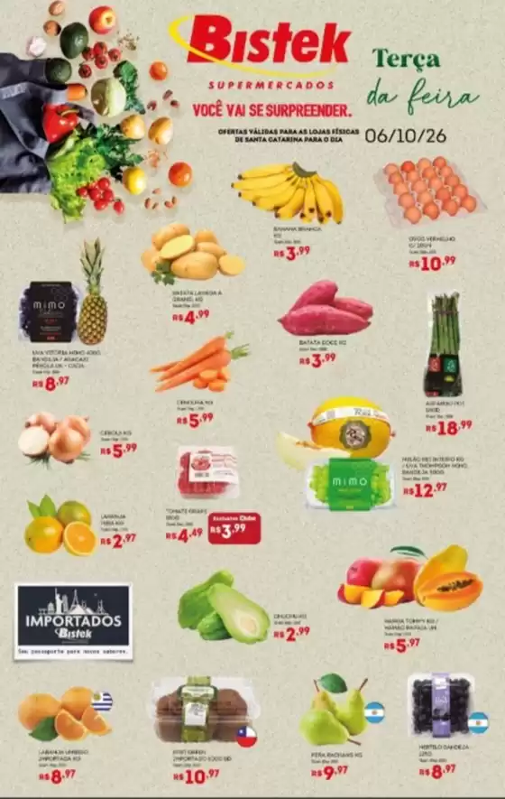 Catálogo Bistek Supermercados | Terça da Feira - SC | 2026-10-06T00:00:00.000Z - 2026-10-06T00:00:00.000Z