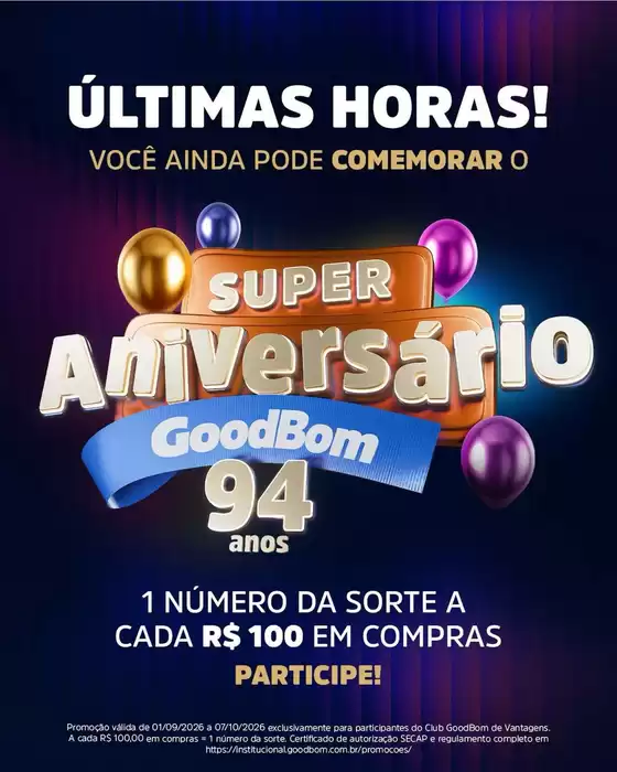 Catálogo GoodBom | Melhores ofertas para todos os caçadores de pechinchas | 2026-09-01T00:00:00.000Z - 2026-10-07T00:00:00.000Z