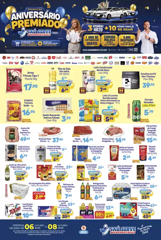 Catálogo Supermercados Jaù Serve | TV offers | 2026-10-06T00:00:00.000Z - 2026-10-08T00:00:00.000Z