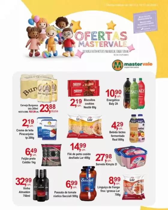 Catálogo Mastervale Supermercados em Colombo | Ofertas | 2026-10-06T00:00:00.000Z - 2026-10-18T00:00:00.000Z