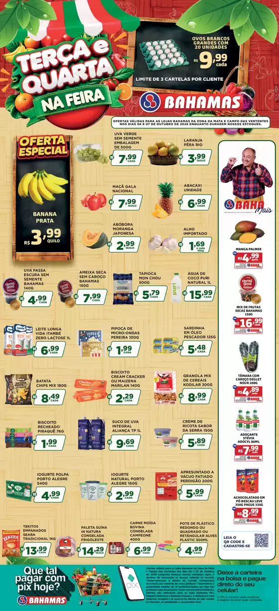 Catálogo Bahamas Supermercados | Terça e quarta-feira na Feira | 2026-10-07T00:00:00.000Z - 2026-10-07T00:00:00.000Z