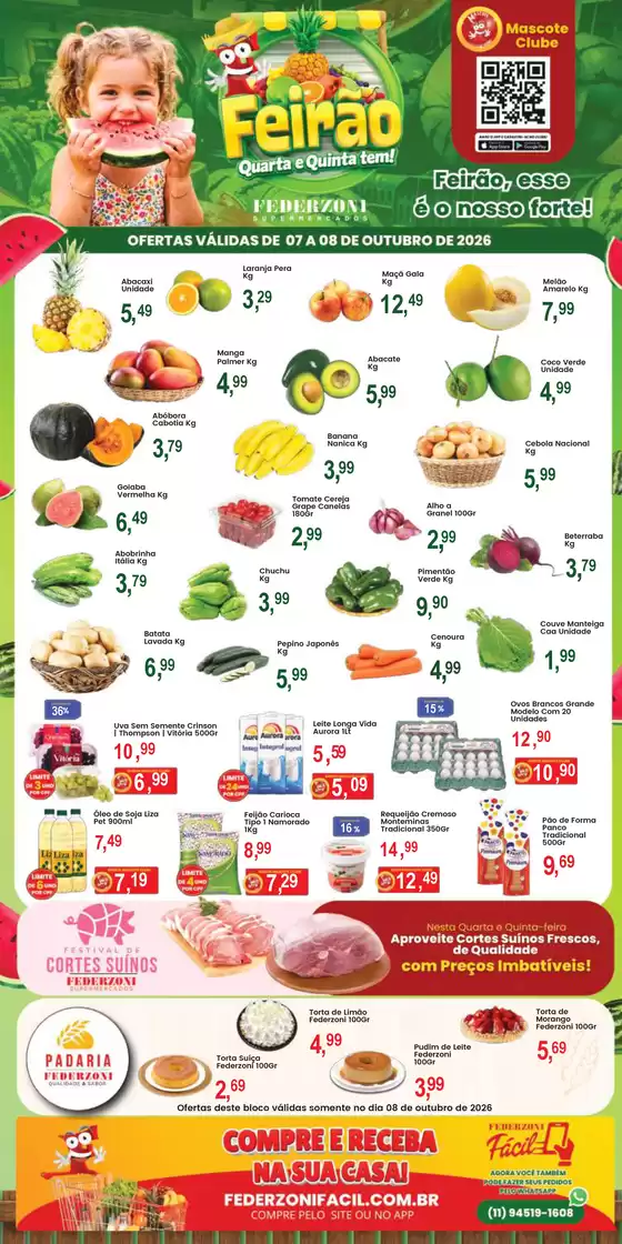 Catálogo Federzoni Supermercados em Nova Cruz | Feirão | 2026-10-07T00:00:00.000Z - 2026-10-08T00:00:00.000Z