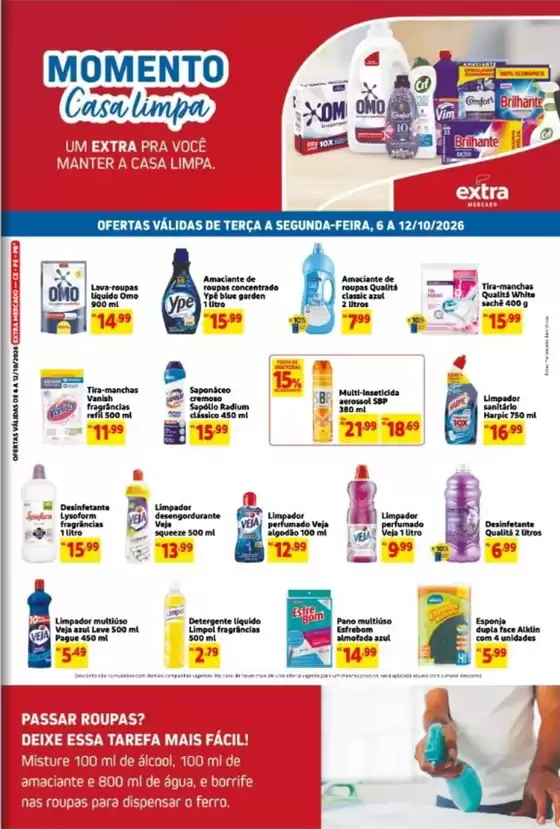 Catálogo Clube Extra em Nova Cruz | Momento Casa Limpa | 2026-10-07T00:00:00.000Z - 2026-10-12T00:00:00.000Z