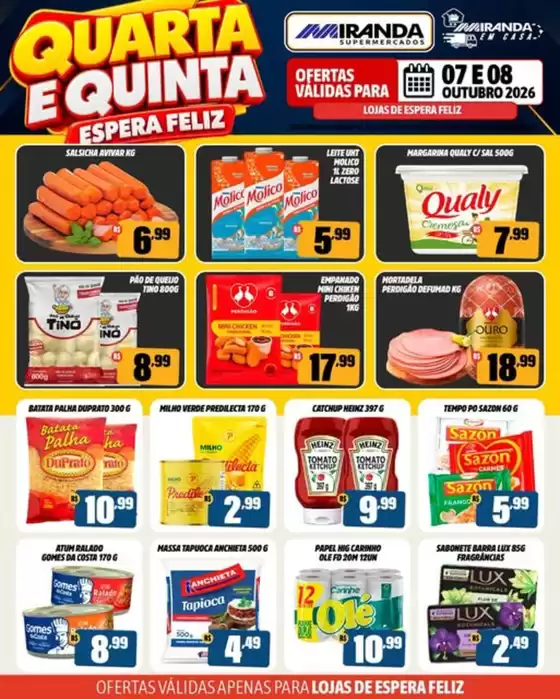 Catálogo Miranda Supermercados | QUARTA E QUINTA | 2026-10-07T00:00:00.000Z - 2026-10-08T00:00:00.000Z