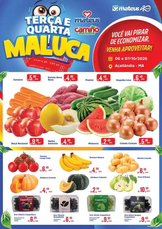 Catálogo Supermercados Mateus | Terça e quarta Maluca | 2026-10-05T00:00:00.000Z - 2026-10-07T00:00:00.000Z