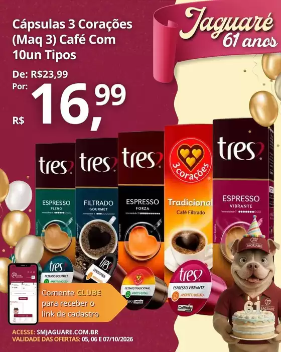 Catálogo Supermercado Jaguaré | Encarte Supermercado Jaguaré | 2026-10-05T00:00:00.000Z - 2026-10-07T00:00:00.000Z