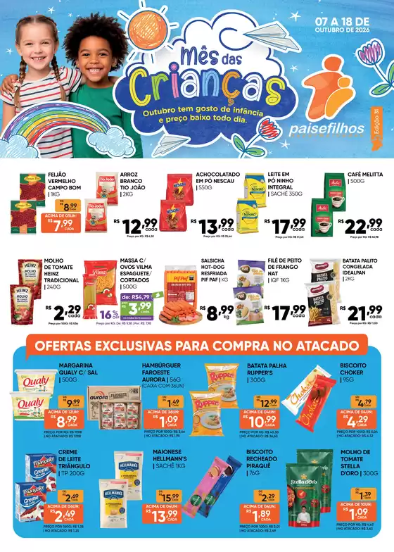 Catálogo Pais e Filhos Supermercados | PeF REVISTA Dia das Criancas v5 SAIDA | 2026-10-07T00:00:00.000Z - 2026-10-18T00:00:00.000Z