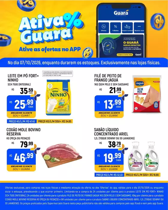 Catálogo Supermercado Guará | Ótima oferta para todos os clientes | 2026-10-07T00:00:00.000Z - 2026-10-07T00:00:00.000Z