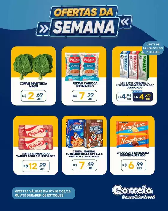Catálogo Supermercados Correia | Ampla seleção de ofertas | 2026-10-07T00:00:00.000Z - 2026-10-08T00:00:00.000Z